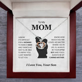 To My Mom Necklace - Meaningful Jewelry for Mom, Thoughtful Necklace from Children